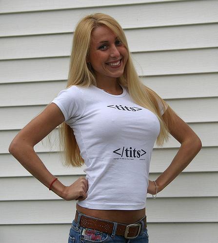 Maybe the hot chick's tshirt was implementing only one part of all 