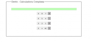 Calculadora 'Complexa' com CSS