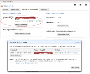 AWS User Credentials