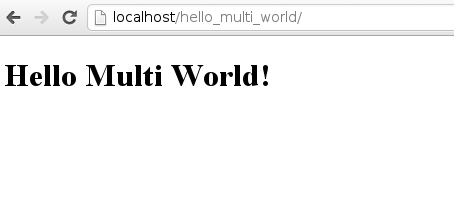 php-gettext hello world